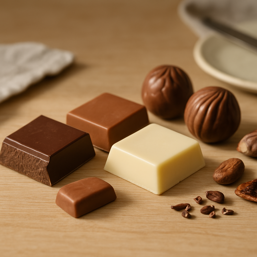 Schokoladensorten im Überblick bei belgianchocolategifts.com