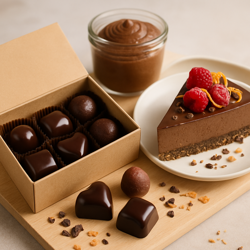 Vegane Schokoladen-Desserts Inspiration Belgian Chocolate Gifts